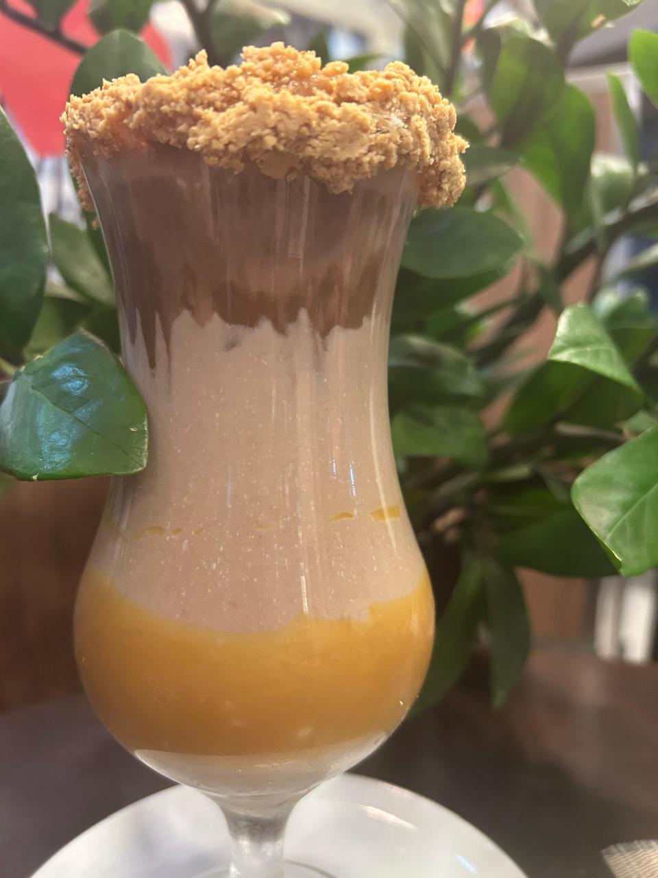 Bebida especial de café da casa